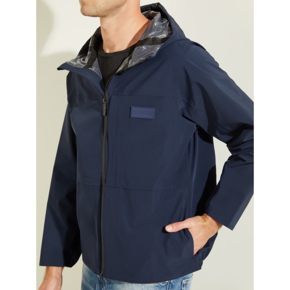 New GUESS Alton Hooded Nylon Jacket SZ XL - Picture 1 of 4